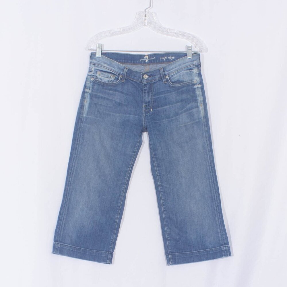 7 FOR ALL MANKIND Crop Dojo Jeans Size 31 - Picture 5 of 12